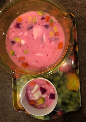 Foto resep Es buah segar dengan klamud imitasi