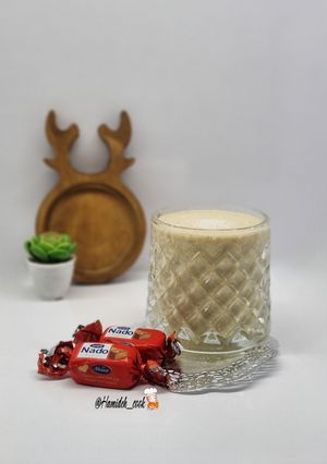 عکسی از دستور شیر خرما نارگیلی🥃