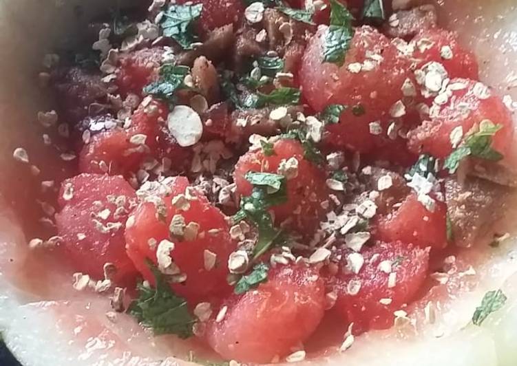 Oats watermelon salad