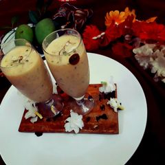 A picture of Raw mango kheer.
