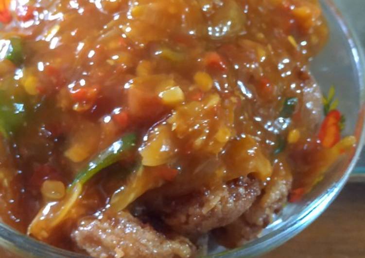 Cara mudah Menyiapkan Udang Crispy Saus Padang yang mudah