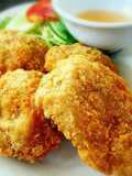 อกไก่ฉ่ำทอดเกล็ดขนมปังกรอบ