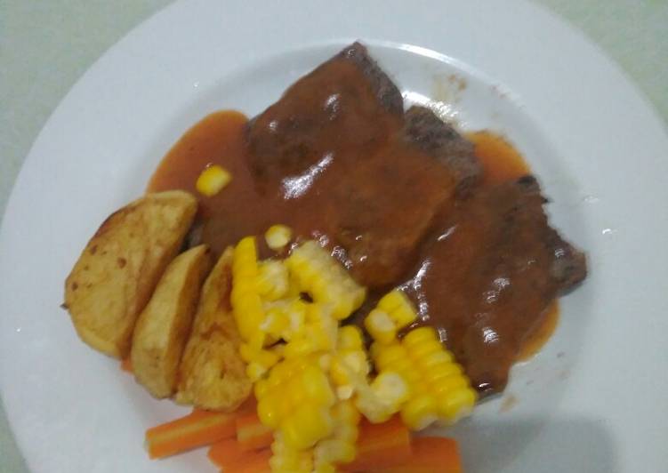 Beef Steak Simple homemade