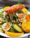 Salad tôm càng trái cây