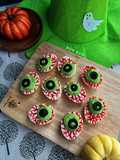 Trứng mắt quỷ - Halloween Deviled Eggs