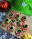 Trứng mắt quỷ - Halloween Deviled Eggs