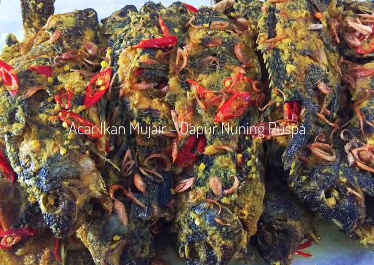Bahan-bahan Acar Ikan Mujair yang lezat Untuk Jualan
