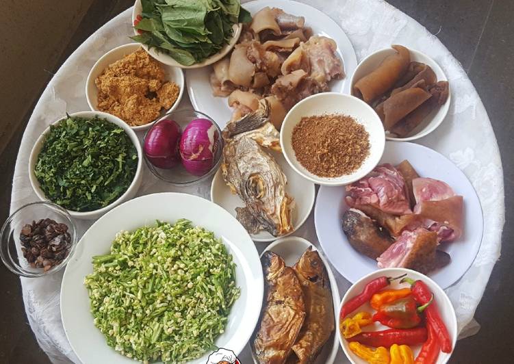 Recipe of Speedy Food prep for Okro/Ogbono soup