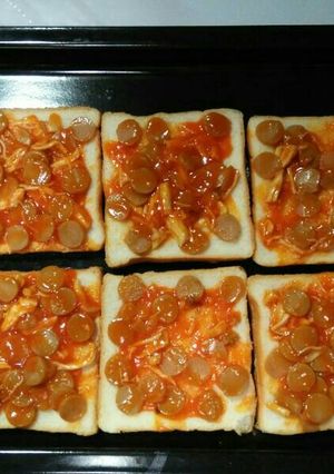 Foto resep Pizza Roti Tawar