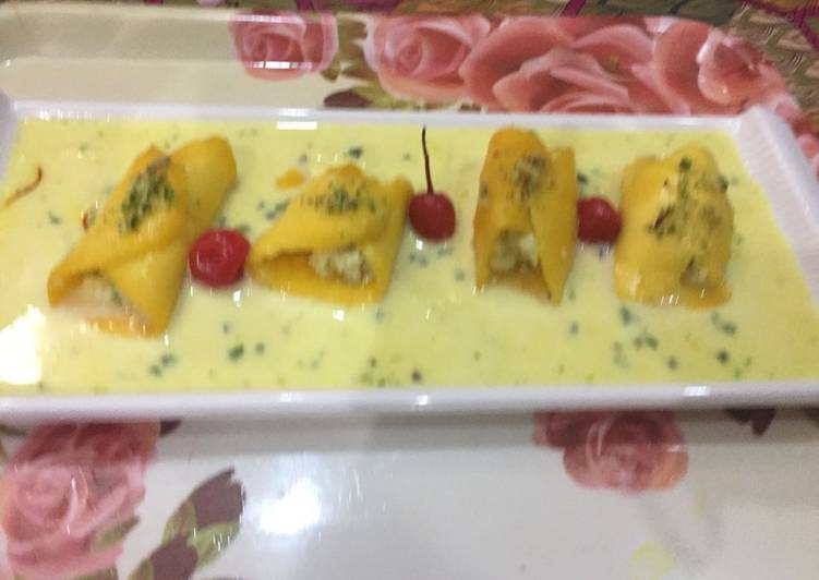Simple Way to Prepare Perfect Mango rashmalai
