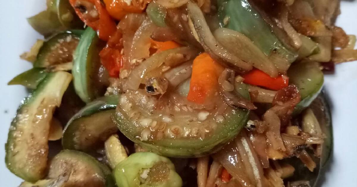 Resep Oseng Terong Ijo Teri oleh Voliyanti Kartika Sari Cookpad