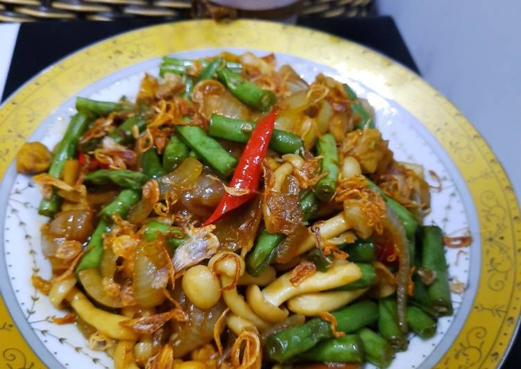 Resep Tumis Jamur Shimeji Tempe Anti Gagal
