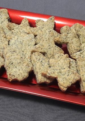 O poză a rețetei Biscuiți sărați (pentru aperitiv).