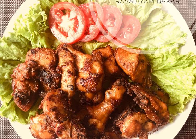 Resep Ayam goreng rasa ayam bakar, Enak Banget