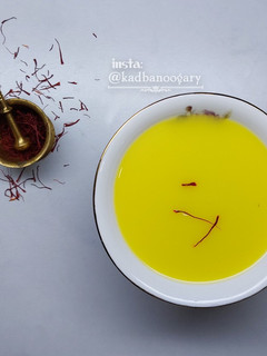 عکسی از دستور شیر زعفران عسلی 🍯