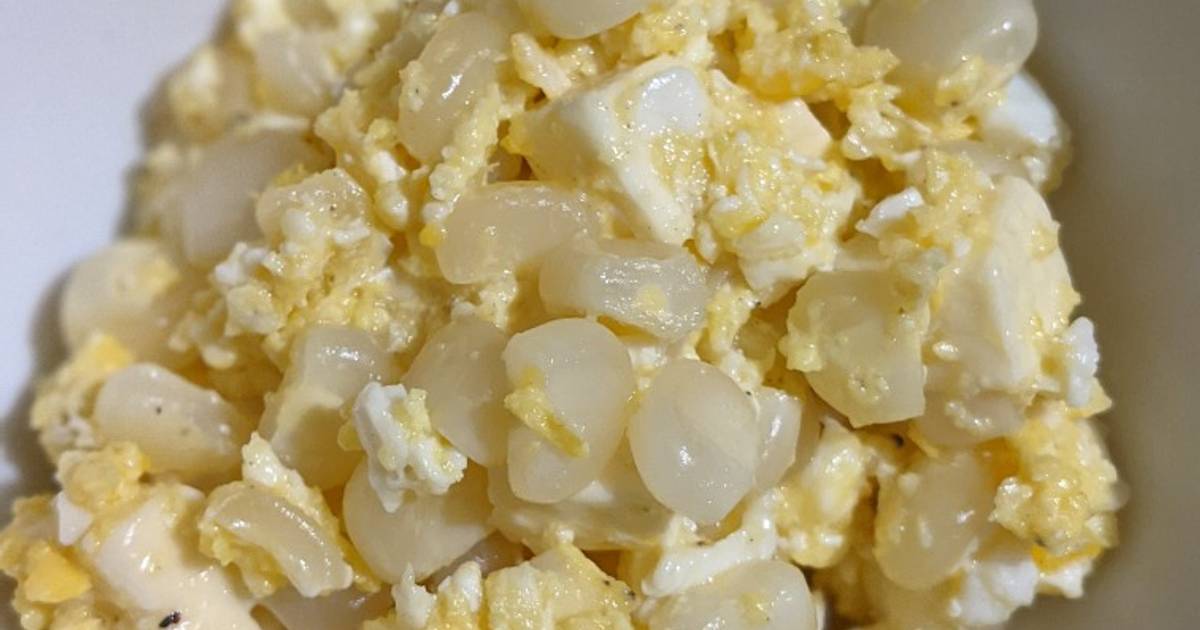 Choclo con queso y huevo Receta de Karen Postigo- Cookpad
