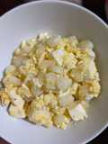 Choclo con queso y huevo