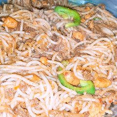 A picture of Chicken spaghetti.