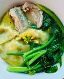 Vào bếp cùng con: Súp hoành thánh sườn non