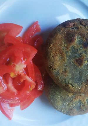 Una foto de Milanesas de lentejas