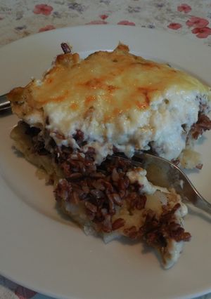 Nyúlhússal vagy csirkehússal rakott karfiol recept fotója