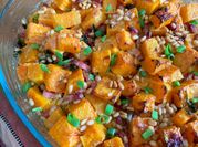 Une photo de gratin butternut