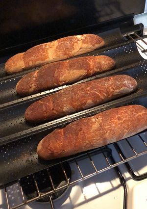 Foto di Baguette con pasta madre
