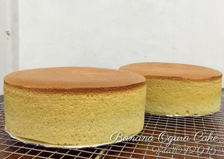 Resep Banana Ogura Cake, Sempurna