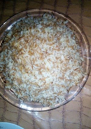 صورة لوصفة رز بشعيرية