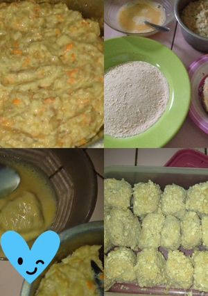 Foto resep Nugget ayam + wortel simpel dan praktis 😋