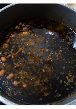 عکسی از دستور قورمه سبزی با گوشت گوسفند