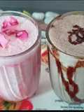 Rose Lassi and Chocolate lassi Delight