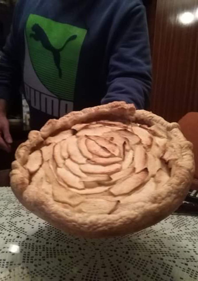 Una foto de Tarta de manzana