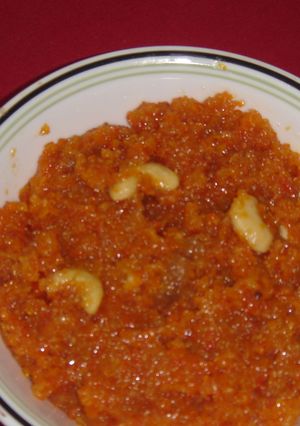 A picture of Carrot halwa.