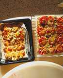 薑黃薄皮披薩: 香蕉薑黃披薩 & 瑪格麗特茄子薑黃披薩