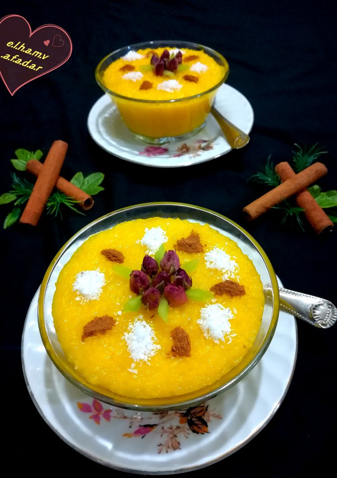 عکسی از دستور شله زرد الهام پز