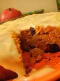 Bolo de cenoura com cobertura de Cream Cheese
