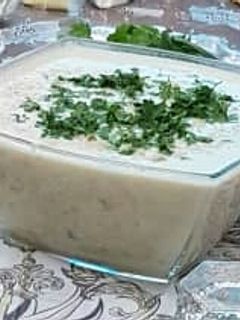 عکسی از دستور سوپ شیر