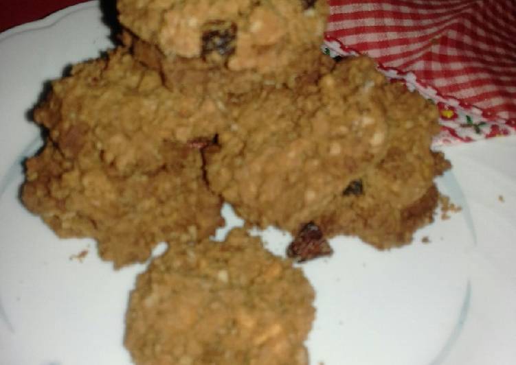 Bagaimana Membuat Mocaf cookies oat n apple Anti Gagal