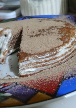 Foto resep #9 Chocolate Crepe Cake #SeninSemangat