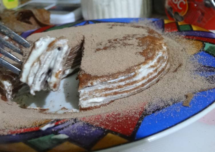 Bagaimana Membuat #9 Chocolate Crepe Cake #SeninSemangat Anti Gagal