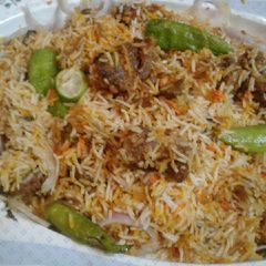 A picture of Sindhi biryani.