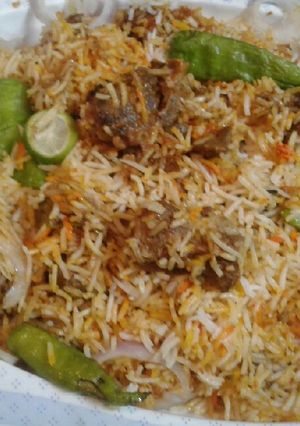 A picture of Sindhi biryani.