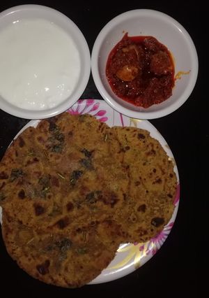 કોથમીર બાજરના ઢેબરા(kothmir bajrana dhebra recipe in Gujarati) રેસીપી મુખ્ય ફોટો