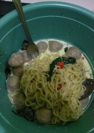 Foto resep Indomie bumbu kuah susu