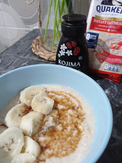 Foto resep Oatmeal topping pisang madu