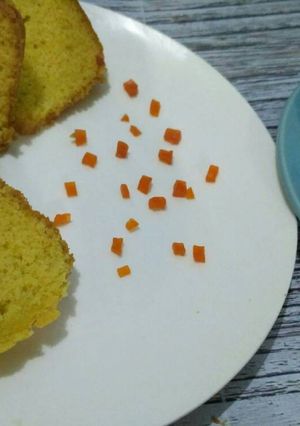 Foto resep Bolu nutrijell melon toping sukade