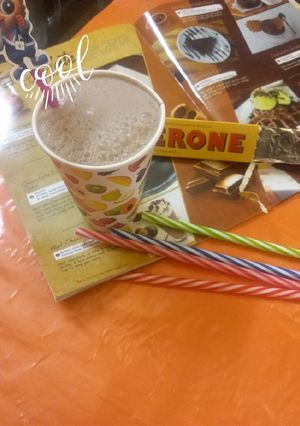 A picture of Toblerone shake.