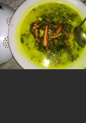 Foto resep Daun singkong teri simple