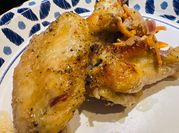 A picture of lemon pepper baked chicken